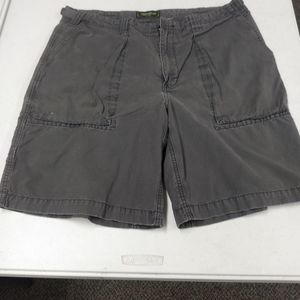 Eddie Bauer Size 34 Gray Cargo Shorts